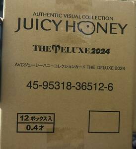 新品未開封 1カートン 12BOX ジューシーハニー JUICY HONEY THE DELUXE 2024 神木麗 河北彩伽(河北彩花) 水卜さくら 楓ふうあ