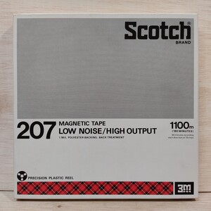 【中古】『Scotch 207 LOW NOISE/HIGH OUTPUT 1100m 180分』オープンリールテープ 10号 オープンリール オーディオ 音響機器