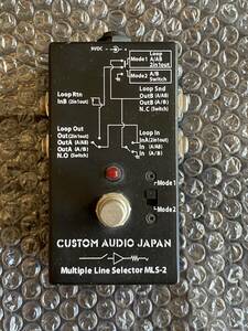 CAJ MLS-2 ラインセレクター スイッチャー Custom Audio Suhr Okada エフェクターボード