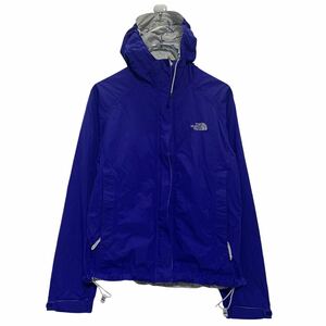 THE NORTH FACE ナイロン ジャケット ノースフェイス XS ブルー フルジップ ワンポイント ロゴ アウトドア 古着卸 アメリカ仕入 a610-6896