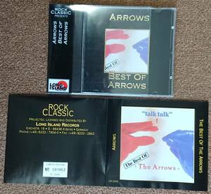 【ROCK】ARROWS／BEST OF THE ARROWS　”talk talk” ”The Arrows”【LIMITED EDITION】◆Long Island Records ROCK CLASSIC