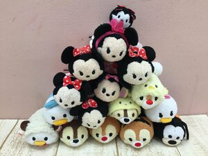 ◇ディズニー 《大量セット》ツムツム ぬいぐるみ 15点 ミッキー ミニー ドナルド デイジーほか 9W37 【60】