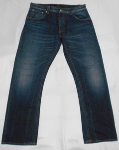 Nudie Jeans ヌーディージーンズ　EASY EMIL　HEAVY BLUE　ストレート デニムジーンズ　W33