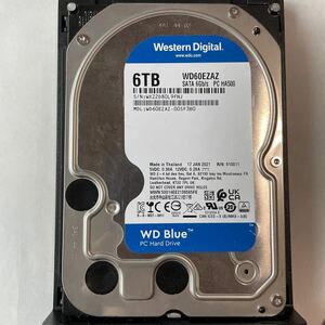 1円スタートHDD 6.0TB ハードディスク WD Blue SATA ウエスタンデジタル 正常 