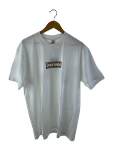 Supreme◆×BURBERRY/22SS/Box Logo Tee/Tシャツ/XL/コットン/WHT