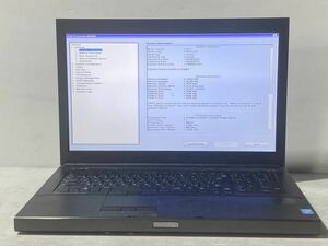 Bios 起動確認済み DELL PRECISION M6800 Core i7 4710MQ 2.50GHz 16GB 17.3インチ　ジャンク571