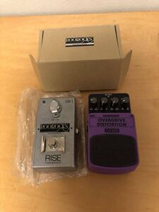 送料含む　エフェクター 2個　BOOROCKS RISE CB-1 BEHRINGER OD300 まとめ