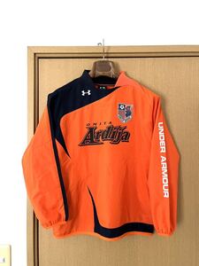 ☆アンダーアーマー☆大宮アルディージャArdija☆本物JリーグjrジュニアユースU12-U15フィールドジャケットピステジャケットYLG