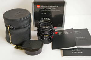 Leica Super Elmar-M 1:3.4/21 ASPH フィルター付き ライカ スーパーエルマーM 21mm f3.4