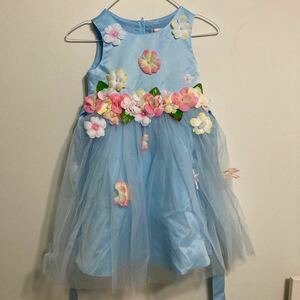 発表会 ドレス 女の子 ・サイズ120・色ブルー