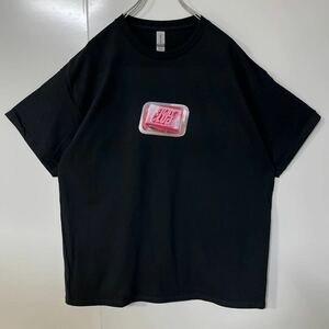 セール fightclubファイトクラブ Tシャツ ブラッドピット 映画 シネマ ムービー MOVIE 企業物 大判 USA 90s 製 y2k STP ヴィンテージ 古着