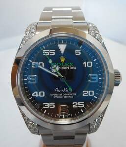 ROLEX ロレックス エアキング 116900 ラグ アフターダイヤ加工します カスタム 取付 326933 SS/YG 935 デイトナ サブマリーナ デイデイト