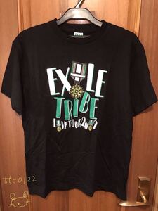 中古品 EXILE TRIBE LIVE TOUR 2012 Tシャツ ブラック 黒 Mサイズ