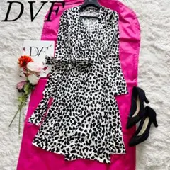 【良品】DIANEvonFURSTENBERG ニットラップワンピース S