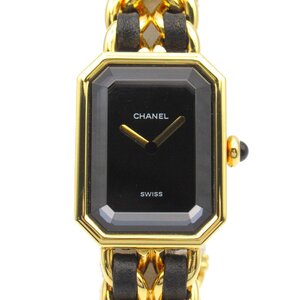 シャネル プルミエールM ブランドオフ CHANEL GP（ゴールドメッキ） 腕時計 GP/革 中古 レディース