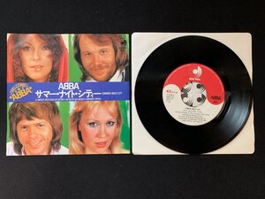 ♭♭♭EPレコード ABBA SUMMER NIGHT CITY / MEDLEY PICK A BALE OF COTTON