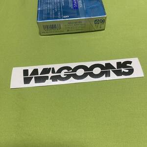 WAGOONS★黒★抜きステッカー★ワゴーンズ★USDM ワゴン