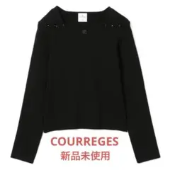 ※未使用※【courreges】Neckline Milano Knit