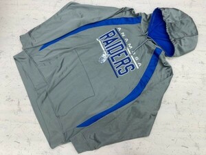 RAMCO製 ANAMOSA RAIDERS カレッジ アメカジ スポーツ プルオーバー ジャージー パーカー メンズ エジプト製 大きいサイズ 2XL グレー