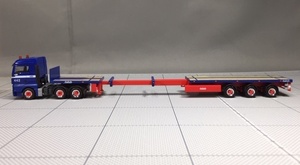 1/87 Herpa MAN TGX XLX Nooteboom Teletrailer "Westfracht" 