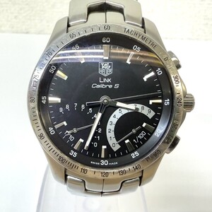 H977-H33-167 TAG HEUER タグホイヤー LINK リンク Calibre S キャリバーS CJF7110 クロノグラフ メンズ 腕時計 クォーツ