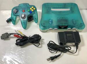 ニンテンドー64 NINTENDO64 クリアブルー （ 任天堂 Nintendo ゲーム ） ※日焼けあり