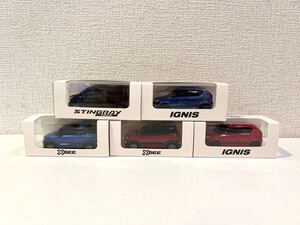 【未使用保管品】 5点セット スズキ ミニカー クロスビー プルバックカー イグニス 60サイズ（358）