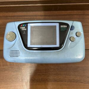 動作未確認 ★ ジャンク GAME GEAR SEGA セガ ゲームギア HGG-3210 BLUE 本体 ゲーム機 ソフトチャックロック 11677y