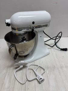 キッチンエイド Kitchen Aid KSM150WH 卓上スタンドミキサー　 ミキサー