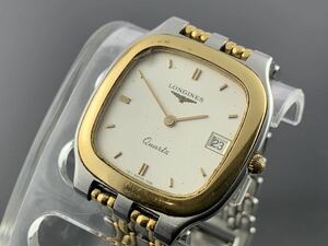 [A1310]1円～☆メンズ腕時計 クォーツ ロンジン LONGINES 7446 動作品