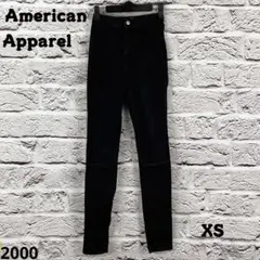 ☆6218P☆ American Apparel スキニーパンツ ブラック