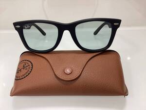 正規品RayBan レイバン ウェイファーラー WAYFARER RB2140F 601/SR5 52 マットブラック/ライトグレイ　アジアンフィット 正規品ケース茶