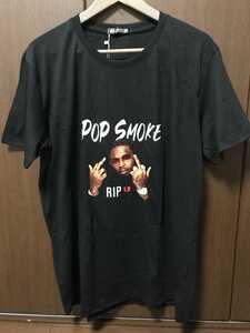 POP SMOKE ポップスモーク Tシャツ rip hiphop rap XL ブルックリンドリル music black