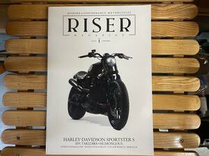 美品 RISER MAGAZINE Vol 1 #1 創刊号 雑誌 本 滝沢伸介 バイカー バイク ライザーマガジン