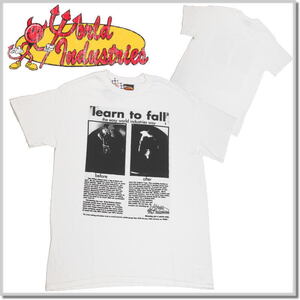 ワールドインダストリーズ WORLD INDUSTRIES LEARN TO FALL PHOTO SST WDSAST17-WHITE-L フォトTシャツ 半袖 カットソー スケートボード