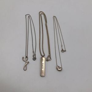 TIFFANY&Co. ティファニー ネックレス 3点セット シルバー アクセサリー P107