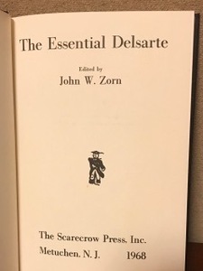 デルサルテ The Essential Delsarte John W. Born 1968 ハードカバー