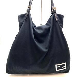 1円 フェンディ Fendi トート ブラック YH293