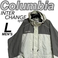 インナー付 Columbia コロンビア　ナイロンジャケット　ベージュ