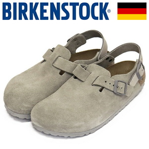 BIRKENSTOCK (ビルケンシュトック) 1028329 TOKIO トキオ スエードレザーサンダル STONE COIN ナロー幅 BI366 39-約25.0cm