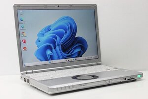 1円スタート ノートパソコン Windows11 Panasonic レッツノート CF-SZ6 DVDマルチ 第7世代 Core i5 SSD256GB メモリ8GB WPS office搭載