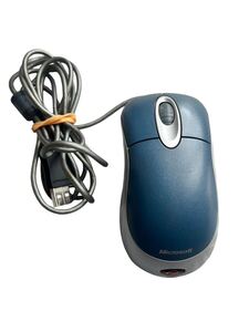 Microsoft Optical Mouse Blue USB And PS/2 Compatible マイクロソフト