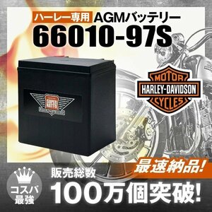 充電済）バイク用バッテリー FLHX ストリートグライド ELECTRA GLIDE Series(FLHTCUI FLHTC FLHT FLHRCI)対応 スーパーナット 66010-97S