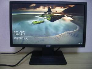 〇【中古・動作確認済み品】 acer V206HQL PCモニター 19.5インチ（ブラック）③