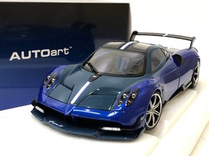 △【2】AUTOart オートアート 78277 パガーニ ウアイラ BC (メタリック・ブルー/ブルー・カーボン) 同梱不可 1円スタート