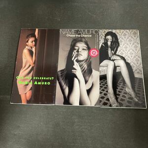 ● 安室奈美恵 Chase the Chance/CAN YOU CELEBRATE?/SWEET19BLUES 8cm CD セット レンタル落ちあり 中古品 ●