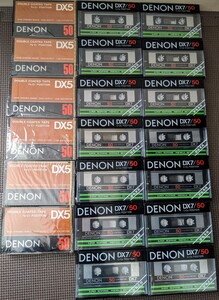 DENON カセットテープ デノン RX7/50 DX5/50 20本セット 当時物