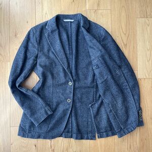 【至高の伊製ジャケット】KAMAKURA SHIRT 鎌倉シャツ アンコンジャケット テーラードジャケット ブレザー 霜降りグレー お洒落 46 M 秋冬