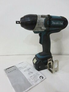 makita [マキタ] 18V 3.0Ah 充電式インパクトレンチ [TW450D] コードレス マキタブルー 電動工具 通電可 /ジャンク品扱い SG V23.0 4918