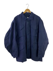 ALPHA INDUSTRIES◆ミリタリージャケット/XL/コットン/ネイビー/8415-01-099-7845//